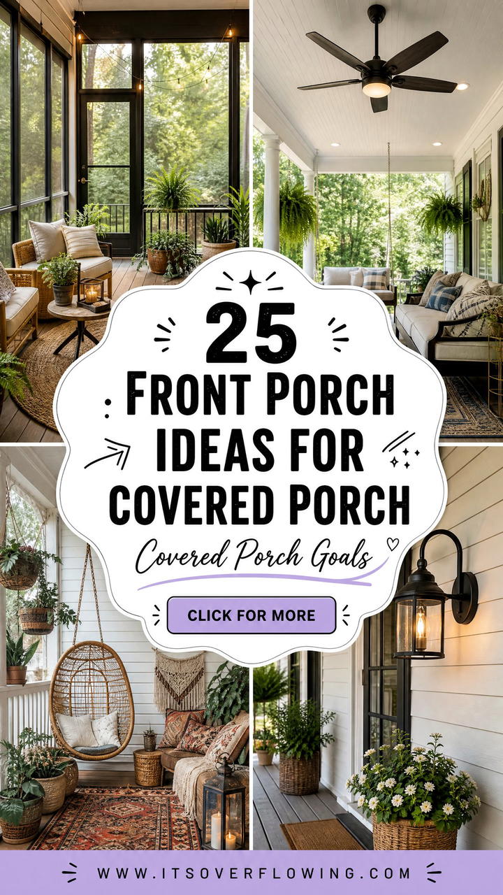 25 front porch ideas for covered porch Spaces Youll Love - 25 front porch ideas for covered porch Spaces You’ll Love