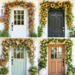 25 front porch ideas with floral garland for Seasonal Charm