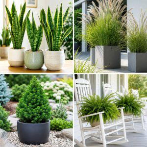 25 front porch ideas with low maintenance plants for Easy Style