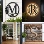 25 front porch ideas with monogram decor for a Personal Entry