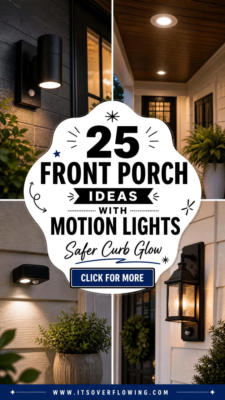 25 front porch ideas with motion lights for Safer Curb Appeal - 25 front porch ideas with motion lights for Safer Curb Appeal