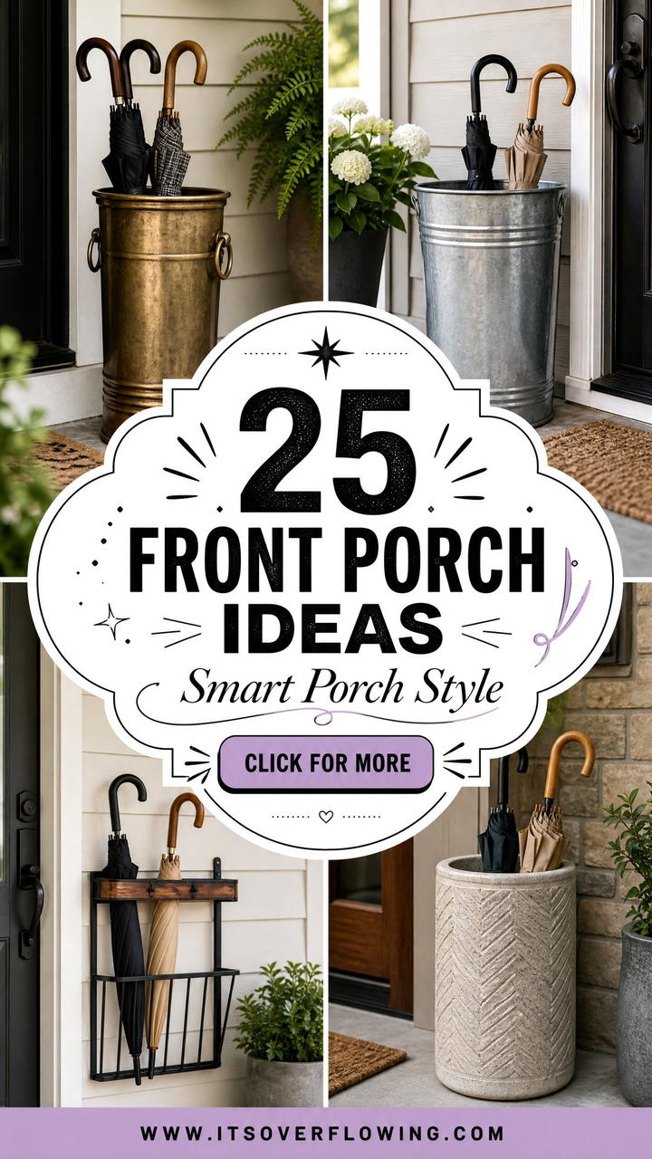 25 front porch ideas with umbrella stand for Smart Style - 25 front porch ideas with umbrella stand for Smart Style