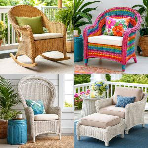 25 front porch ideas with wicker furniture for Cozy Style