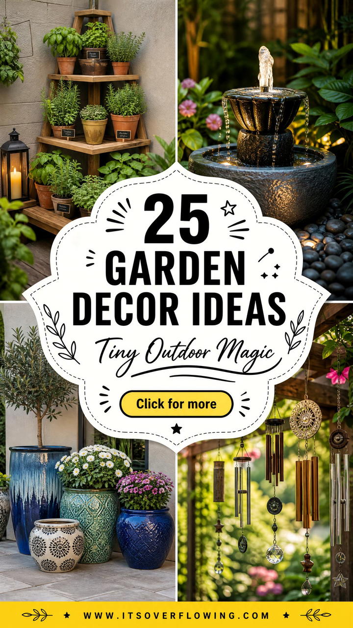 25 garden decor ideas for apartments Tiny Outdoor Magic - 25 garden decor ideas for apartments: Tiny Outdoor Magic