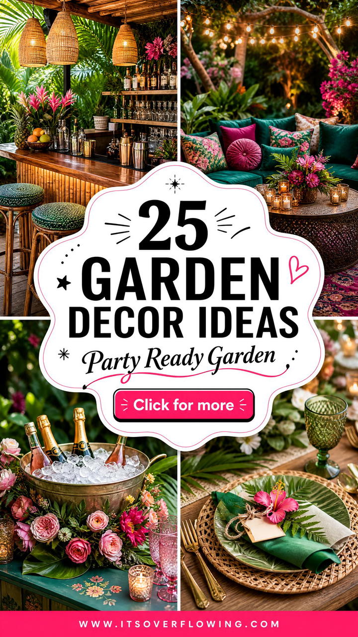 25 garden decor ideas for birthdays Party-Ready Style - 25 garden decor ideas for birthdays: Party-Ready Style