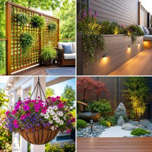 25 garden decor ideas for decks Cozy Outdoor Style