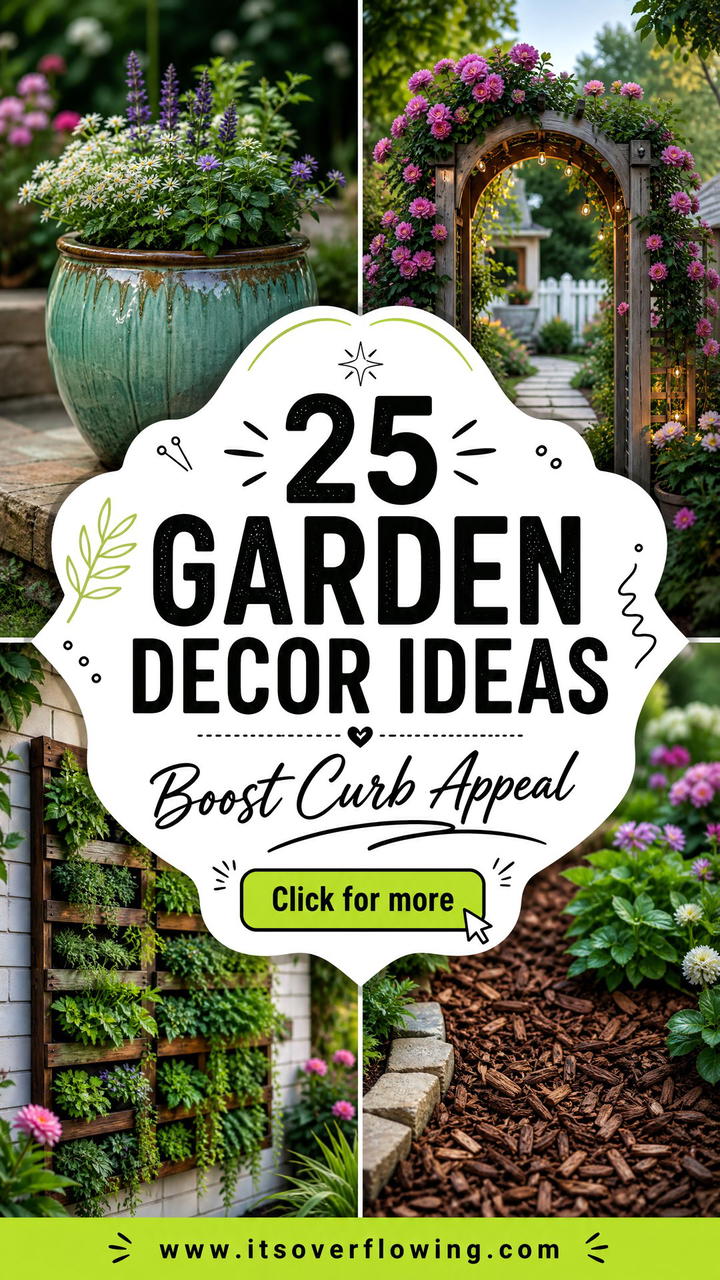 25 garden decor ideas for front yards Boost Curb Appeal - 25 garden decor ideas for front yards: Boost Curb Appeal