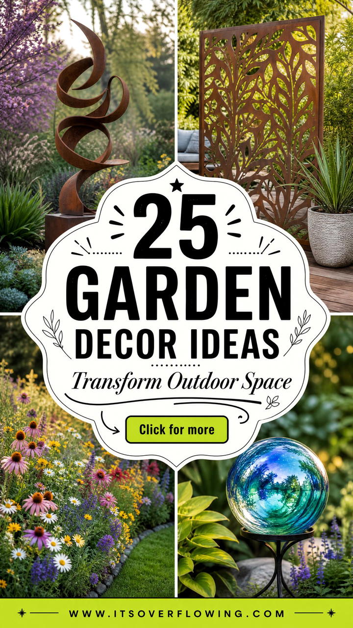 25 garden decor ideas to Transform Your Outdoor Space - 25 garden decor ideas to Transform Your Outdoor Space
