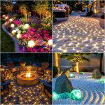 25 garden decor ideas with glow stones for magical paths