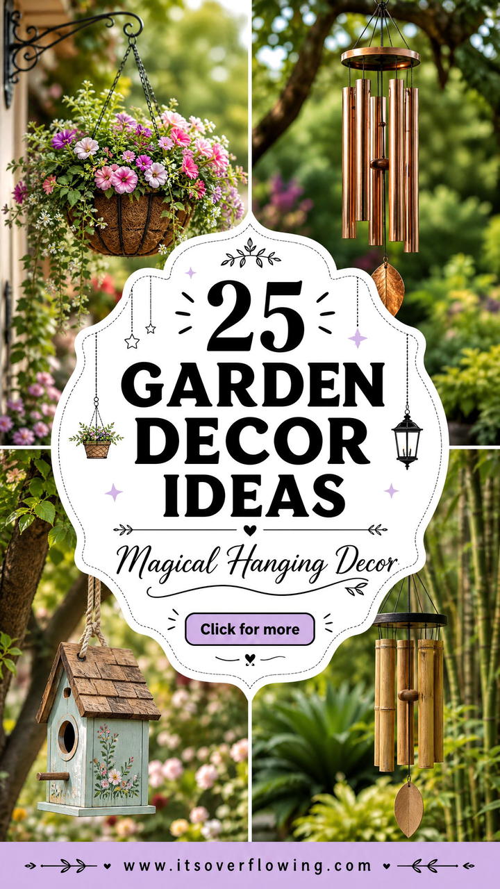 25 garden decor ideas with hanging decor for magical spaces - 25 garden decor ideas with hanging decor for magical spaces