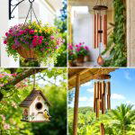 25 garden decor ideas with hanging decor for magical spaces