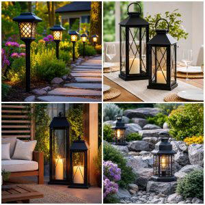 25 garden decor ideas with lanterns for glowing evenings