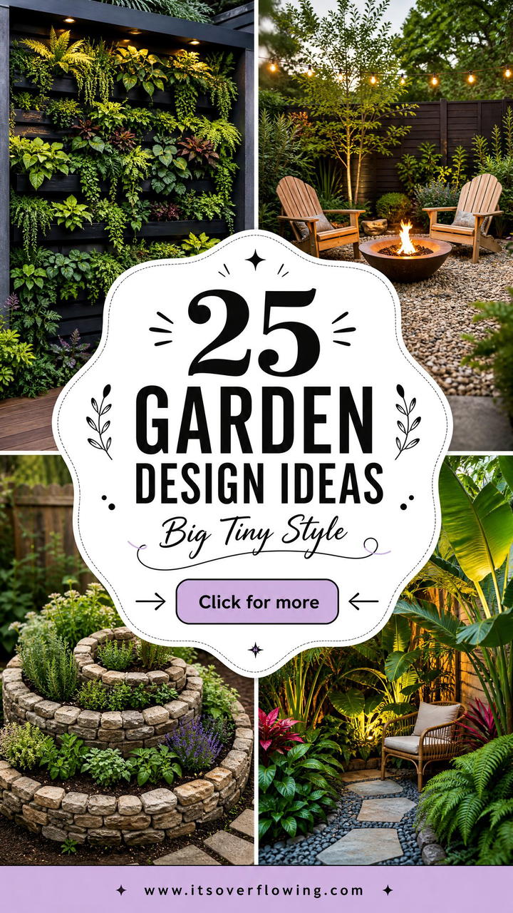 25 garden design ideas for small yards Big Style Tiny Spaces - 25 garden design ideas for small yards: Big Style, Tiny Spaces