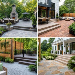 25 garden design ideas with deck and patio Outdoor Living