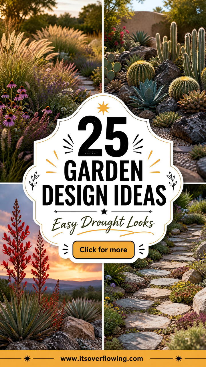 25 garden design ideas with drought tolerant plants Easy Looks - 25 garden design ideas with drought tolerant plants: Easy Looks