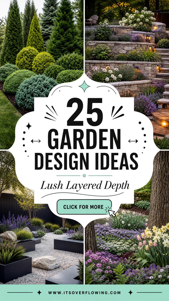25 garden design ideas with layering for Lush Depth at Home - 25 garden design ideas with layering for Lush Depth at Home