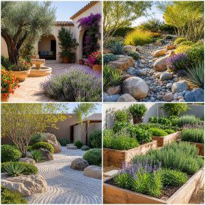 25 garden design ideas with low water plants Smart Xeriscapes