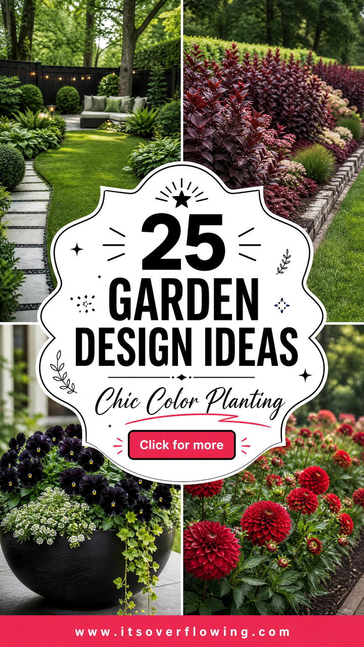 25 garden design ideas with monochrome plants Chic Planting - 25 garden design ideas with monochrome plants: Chic Planting