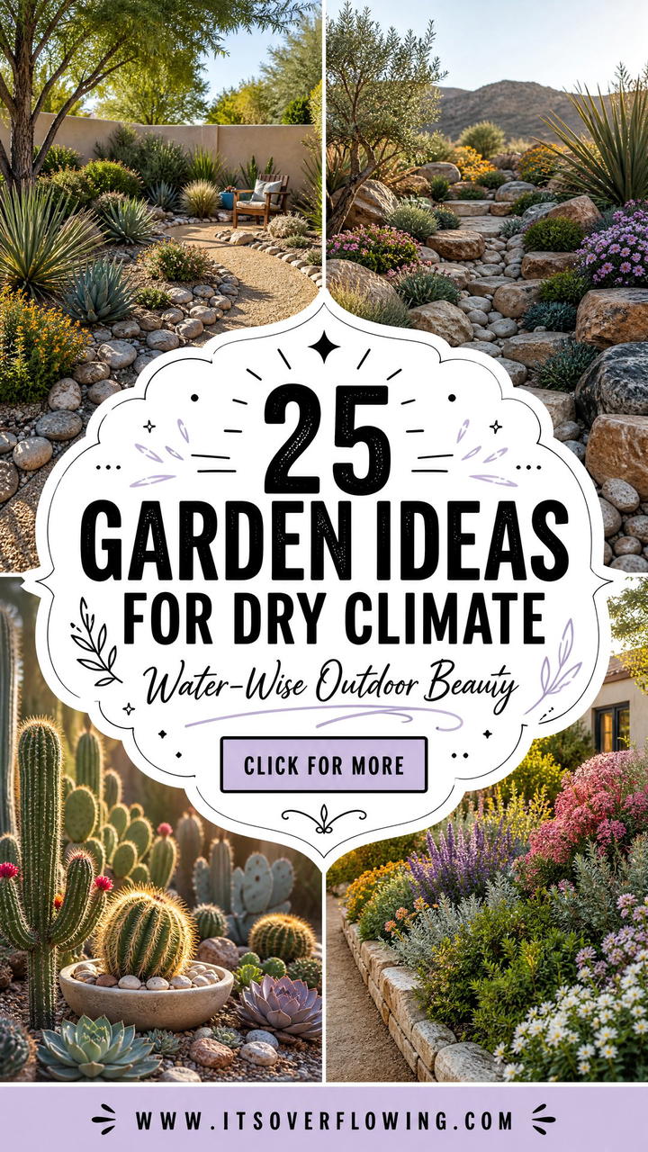25 garden ideas for dry climate Water-Wise Outdoor Beauty - 25 garden ideas for dry climate: Water-Wise Outdoor Beauty