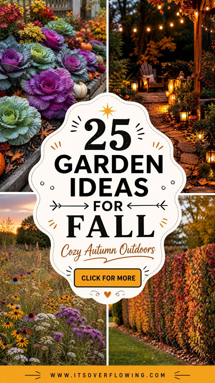 25 garden ideas for fall Cozy Seasonal Outdoor Updates - 25 garden ideas for fall: Cozy Seasonal Outdoor Updates