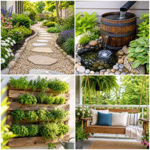 25 garden ideas for farmhouse homes Rustic Outdoor Charm