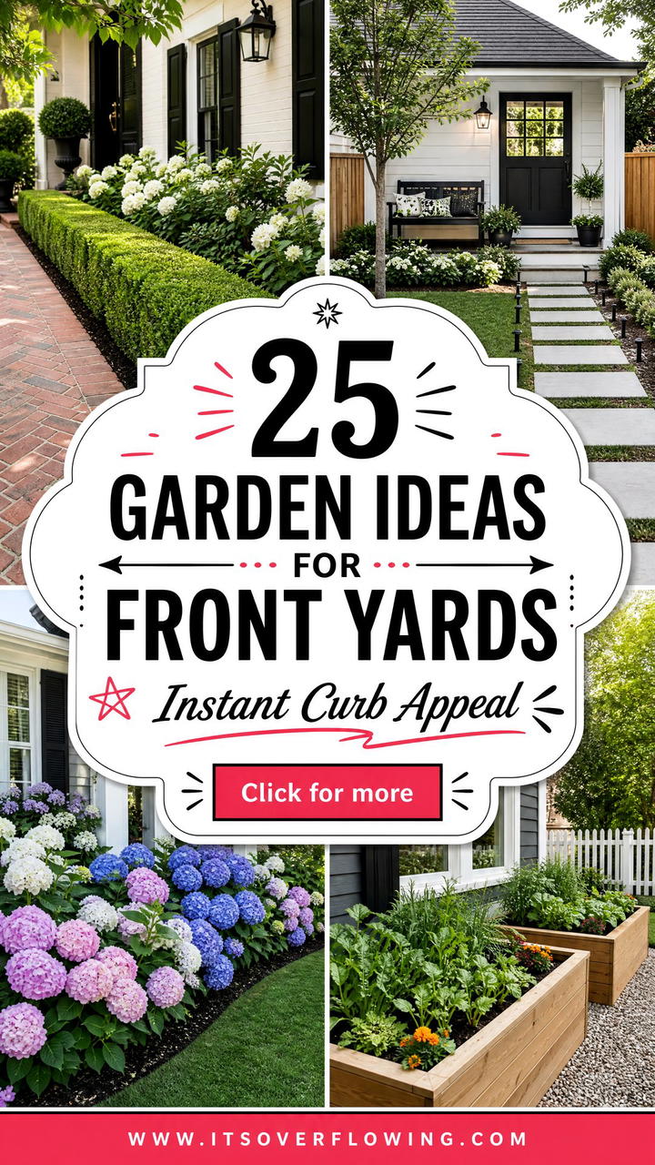 25 garden ideas for front yards Boost Curb Appeal Fast - 25 garden ideas for front yards: Boost Curb Appeal Fast