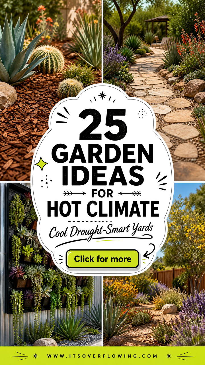 25 garden ideas for hot climate Cool Drought-Smart Yards - 25 garden ideas for hot climate: Cool, Drought-Smart Yards