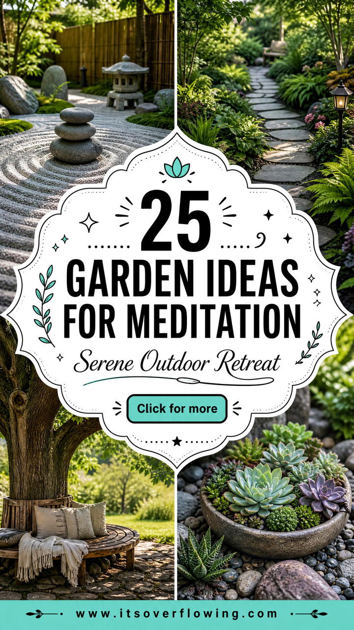 25 garden ideas for meditation Serene Outdoor Retreats - 25 garden ideas for meditation: Serene Outdoor Retreats