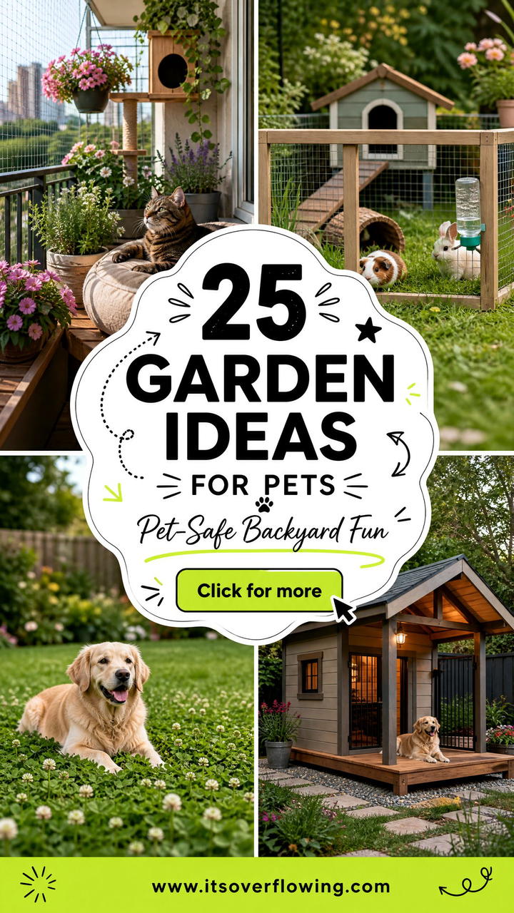 25 garden ideas for pets Safe Fun Outdoor Spaces - 25 garden ideas for pets: Safe, Fun Outdoor Spaces