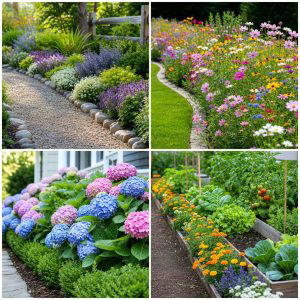 25 garden ideas with border plants for Beautiful Edges