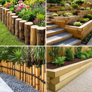 25 garden ideas with edging for Clean Stylish Landscapes