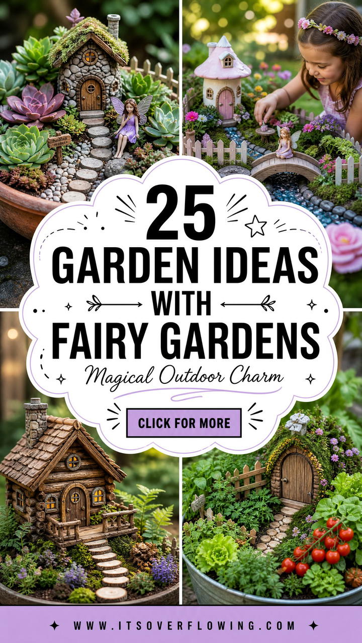 25 garden ideas with fairy gardens for Magical Outdoor Charm - 25 garden ideas with fairy gardens for Magical Outdoor Charm
