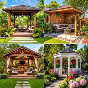 25 garden ideas with gazebo for a Dreamy Backyard Retreat