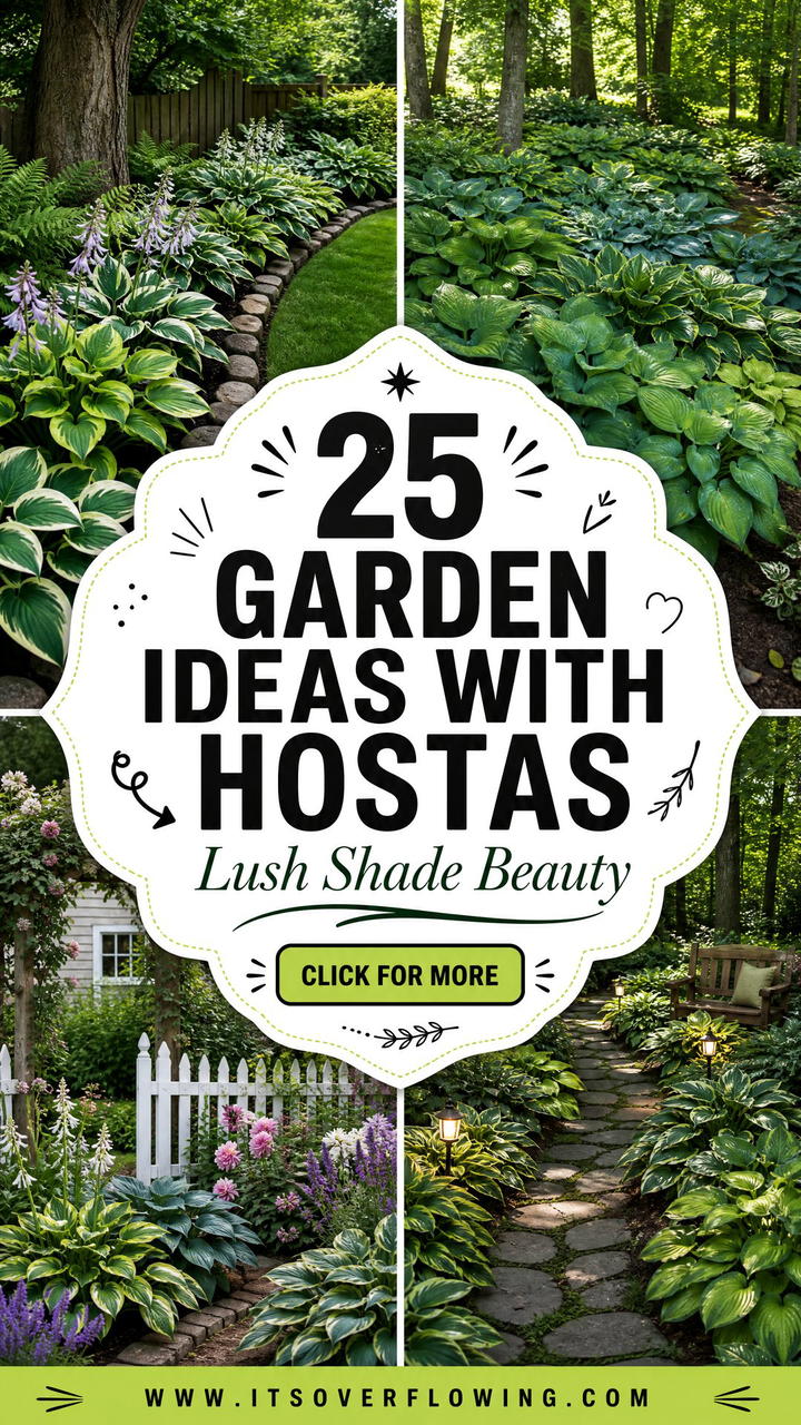 25 garden ideas with hostas for Lush Shade Garden Beauty - 25 garden ideas with hostas for Lush Shade Garden Beauty