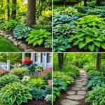 25 garden ideas with hostas for Lush Shade Garden Beauty