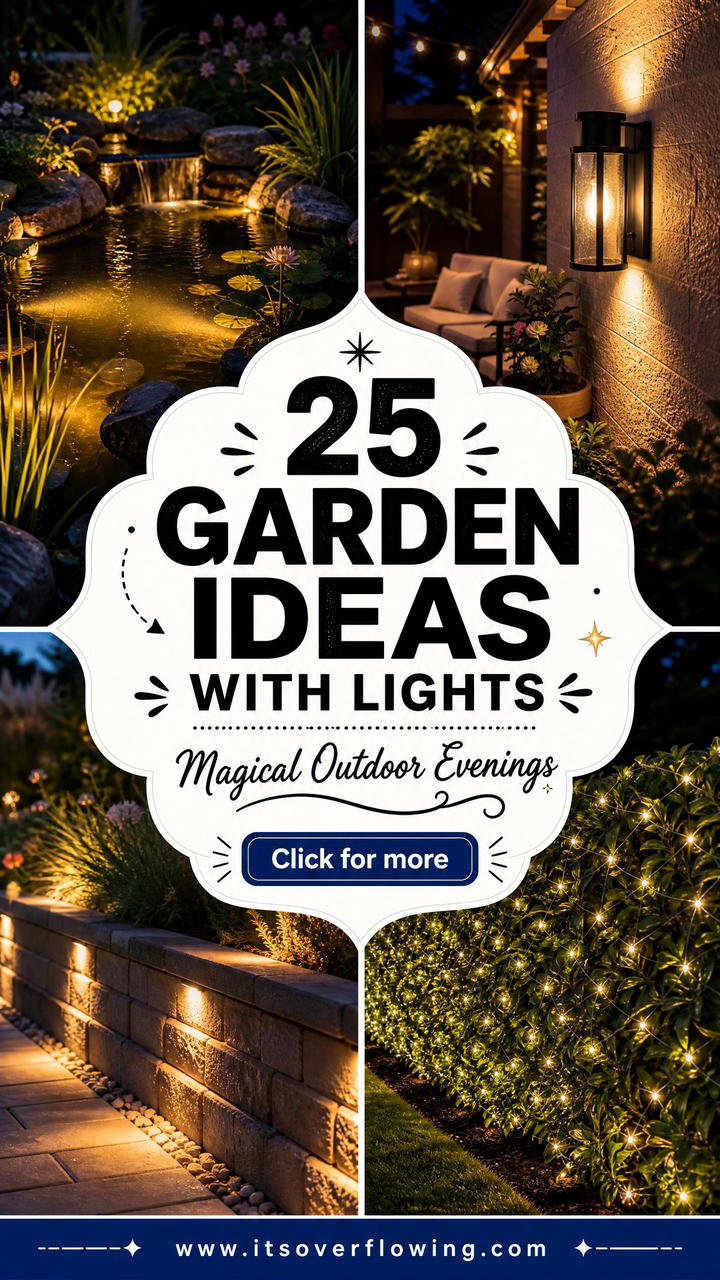 25 garden ideas with lights for Magical Outdoor Evenings - 25 garden ideas with lights for Magical Outdoor Evenings