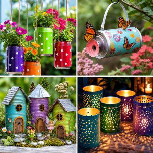 25 recycled garden ideas with aluminum cans Clever DIYs