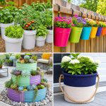 25 recycled garden ideas with buckets: Budget DIY Planters