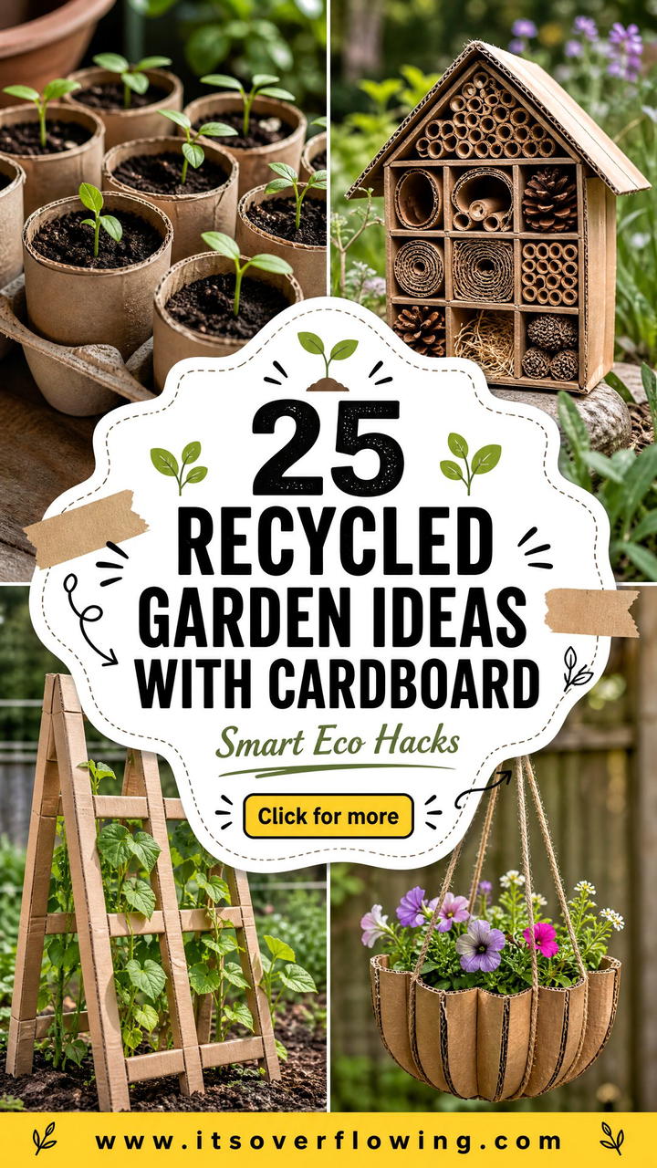 25 recycled garden ideas with cardboard Smart Eco Hacks - 25 recycled garden ideas with cardboard: Smart Eco Hacks