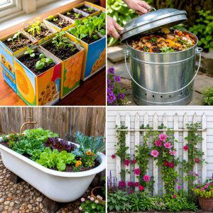 25 recycled garden ideas with composting Greener DIYs