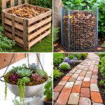 25 recycled garden ideas with leaf mold bins: Eco DIYs