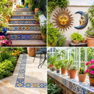 25 recycled garden ideas with leftover tiles Stylish DIYs