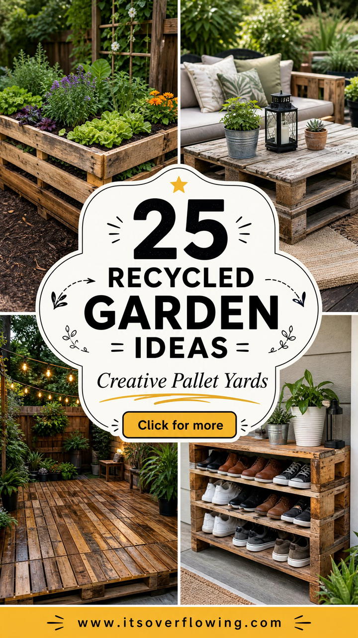 25 recycled garden ideas with pallets for Creative Yards - 25 recycled garden ideas with pallets for Creative Yards