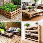 25 recycled garden ideas with pallets for Creative Yards