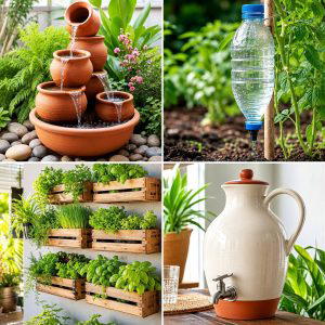 25 recycled garden ideas with rainwater collection Tips