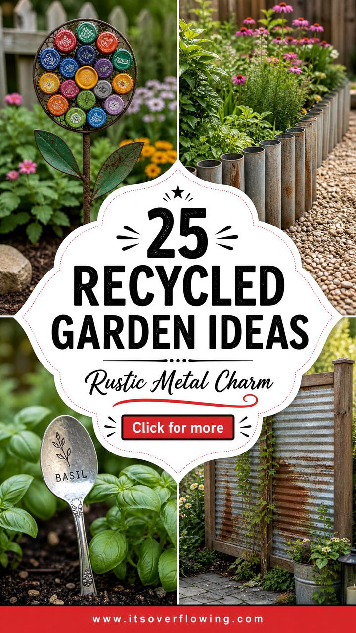 25 recycled garden ideas with recycled metal art to Try - 25 recycled garden ideas with recycled metal art to Try
