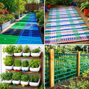 25 recycled garden ideas with recycled plastic projects