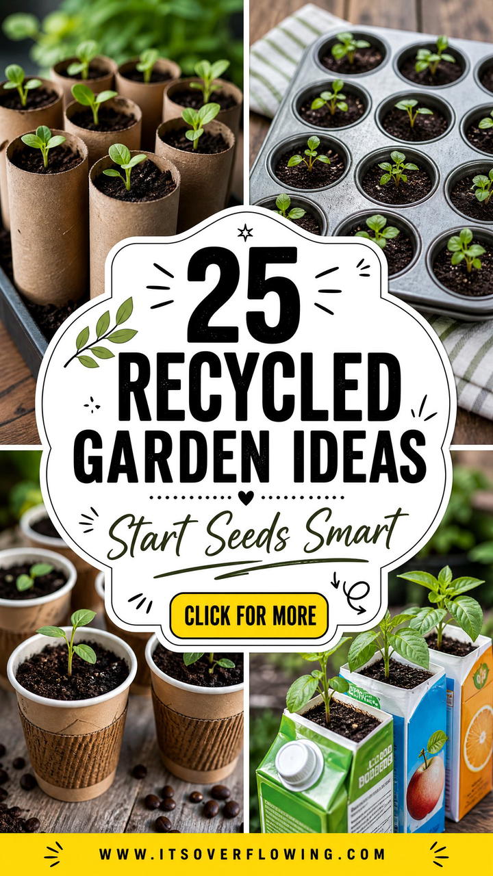 25 recycled garden ideas with seed starting trays for DIY - 25 recycled garden ideas with seed starting trays for DIY