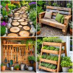 25 recycled garden ideas with wood scraps: Easy DIY Projects