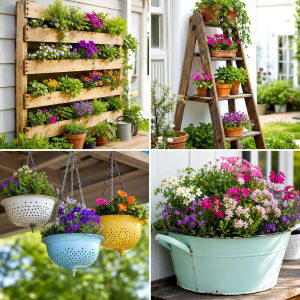 25 reusing old things ideas for balcony garden Small-Space DIYs